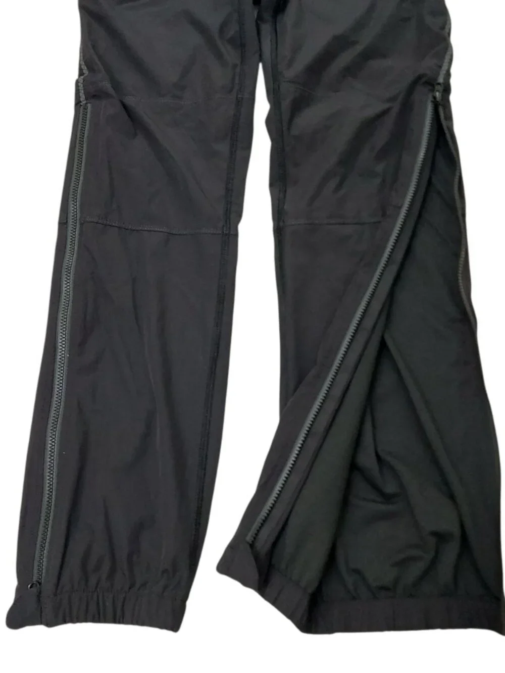 Ivivva Girls 8 Black Ivivva Matchmaker Joggers Pants Ankle Zip Athletic Dance